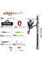 Telescopic Fishing Rod and Spinning Reel Combo,1.8m Carbon Fiber Pole with 100m Braid and Tackle Kit - 5
