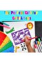 Drawing Stencils Set for Kids,20 Pieces Reusable Painting Templates,Letters Flowers Animals Patterns - 5