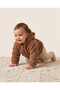 Baby Girls Boys Plush Coat Winter Seasonal Velvet Lining Cute Fabric - 3