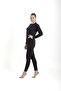 Unisex Double Layer Lightweight Flexible Breathable Knitted Fabric Thermal Underwear Set Bottom Top Suit - 7