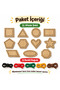 Wooden Shapes Montessori - Stringing and Improving Hand Muscle - 3