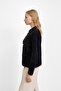 Black Angora Soft Knit Cardigan - 3