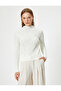 High Collar Sweater Long Sleeve Openwork - 3
