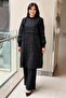 Missdalida Long Sleeve Linen Tunic with Tassels on the Front