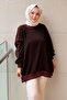Tunic with Pleated Mercerized Sleeves and Detailed Pleats