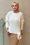 Knitwear Tunic with Side Button Detail - 2