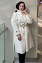 Mock Neck Snap Fastener Coat with Pocket Detail - 4