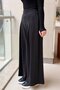 A Pleated Wide-Leg Modal Pants - 3