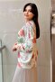Peony Floral Mercerized Tunic - 2