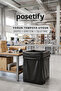 Black Thick Roll Garbage Bag 80X110 cm |   3 Rolls 30 Pieces |   400 Gr |   Large Size Durable Garbage Bag - 7