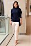 Knitwear Tunic with Side Button Detail - 3