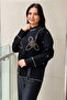 Mirror Print Embroidered Knitwear Cardigan - 2