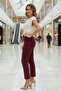 Synthesis One Button Pants with Elastic Back - 3