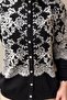 Pearl Buttoned Rose Patterned Knitwear Cardigan - 4