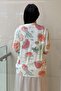 Peony Floral Mercerized Tunic - 4