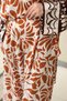 Kahma Contrast Leaf Patterned Trousers - 4