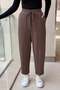 Sentez front parted carrot bamboo pants - 2