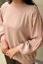 Short Tunic with Knitwear Detail on the Collar and Sleeves - 5