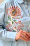 Knitted Embroidered Cotton Shirt - 4