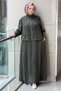 Lissmore Sleeveless Inner Dress Bomber Jacket Double Suit