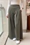 A Pleated Wide-Leg Modal Pants - 2