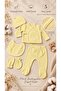 Lori̇o Unisex Newborn Hospital Release Set of 5 100% Cotton Snap Fastener Waffle Baby Set - 2