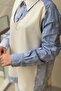 Embroidered Striped Mix Fabric Tunic Trousers Set - 5