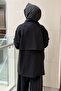 Front Zippered Waist Drawstring Capri Pants Modal Set - 4