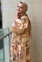 Frilly Patterned Dress - 4