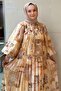 Frilly Patterned Dress - 3