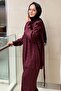 Python Patterned Shawl Collar Tunic Trouser Set - 3