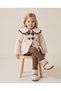 Girl's Winter Seasonal Plush Inner Velvet Cute Jacket with Bag - 5