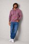 Plus Size Men's Basic Sweat Hooded 11700 Lilac - 2