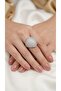 Silver Zircon Stone Women's Ring |   Adjustable |   Special Boxed - 2