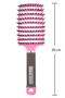 Lom1073 Detangling Hair Brush, Antistatic, Ionic, for Adults & Children - Pink - 5