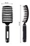 Lom1071 Detangling Combing Brush, Antistatic Ionic For Adults & Children - black - 6