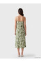 Two Mt Shop Quality Lcw Comfort Green Patterned Dress - 4
