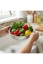 24cm Flat Metal Strainer with Handle - 2