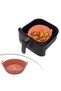 Colorful Heat Resistant Washable Silicone Oven And Airfryer Round Model Baking Mat 20 Cm