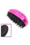 Neon pink flat iron comb wide-spaced hair straightener with brush suitable for all hair types - 4