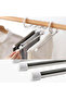 Movable Closet Hanger System for Pants, Ties, and Shawls - Layered Hanger Organizer - 3
