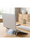 1 Pair of Adhesive Foldable Laptop Stands – Mini Notebook Riser, Portable Non-Slip Laptop a - 2