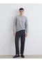 Xside Indigo Standard Fit Gabardine Men's Trousers with Nevavm Difference
