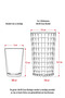 Allegra Dark Green Glass - 750 ml Single Acrylic Material - Not Glass Break Resistant - 3