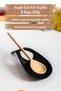 Acrylic Black Countertop Dirty Spoon Holder & Ladle Stand