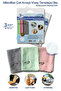 Non-Marking Microfiber Cleaning Cloth Set of 3 Glass and Mirror Wiping Dust Cleaning Cloth - 6