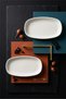 12-Pack Valencia Oval Kayık Plate 16cm Cream - 2