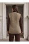 Patterned Steel Knit Classic Tricot Vest - 2