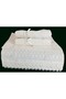 50X90 4-Pack 100% Cotton Velvet Lace Laced Bow Dowry Box Hand and Face Towels - 2