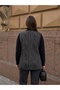 Patterned Steel Knit Classic Tricot Vest - 2